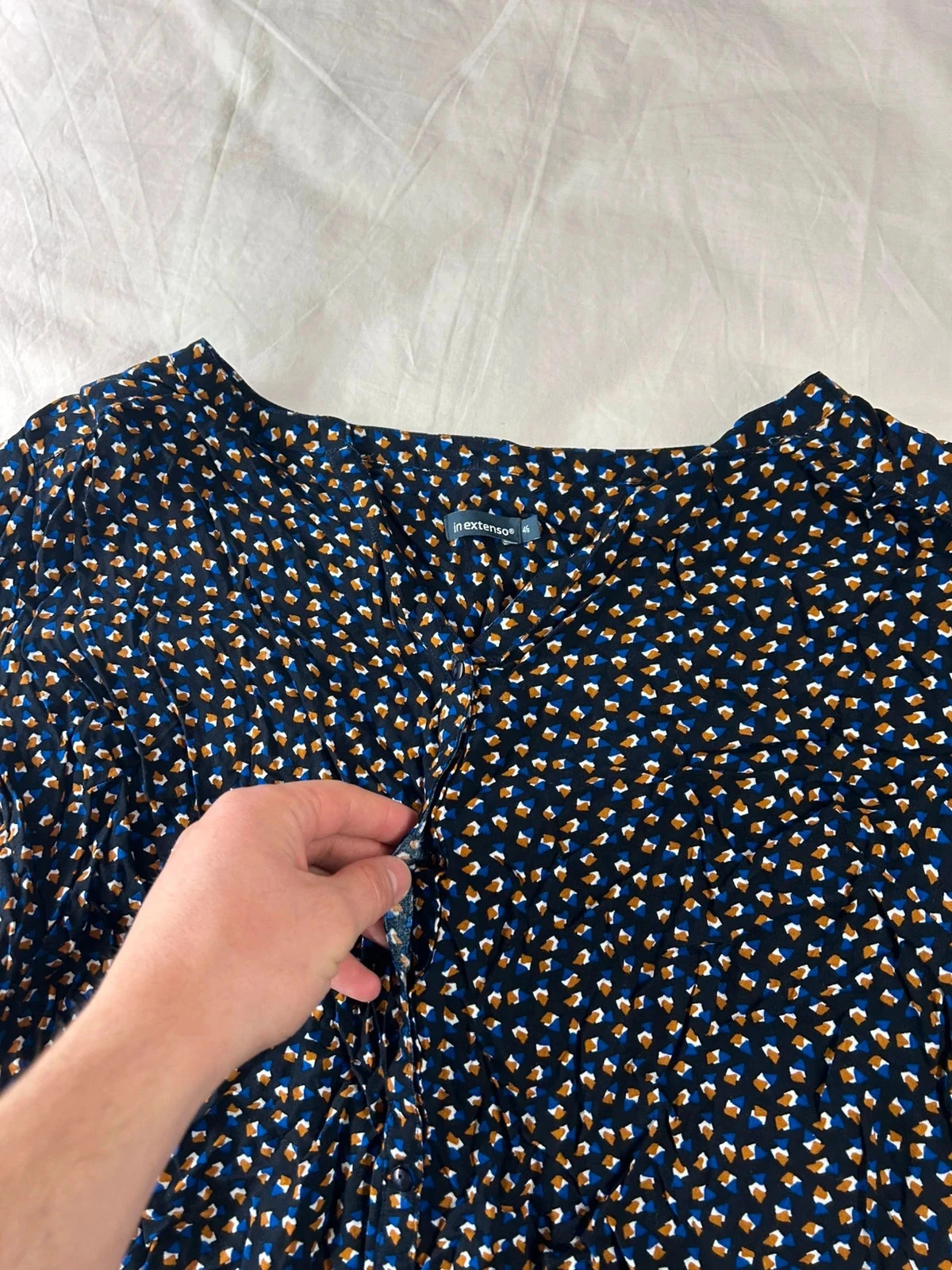 Camisa multicolor vintage in extenso – photo 6
